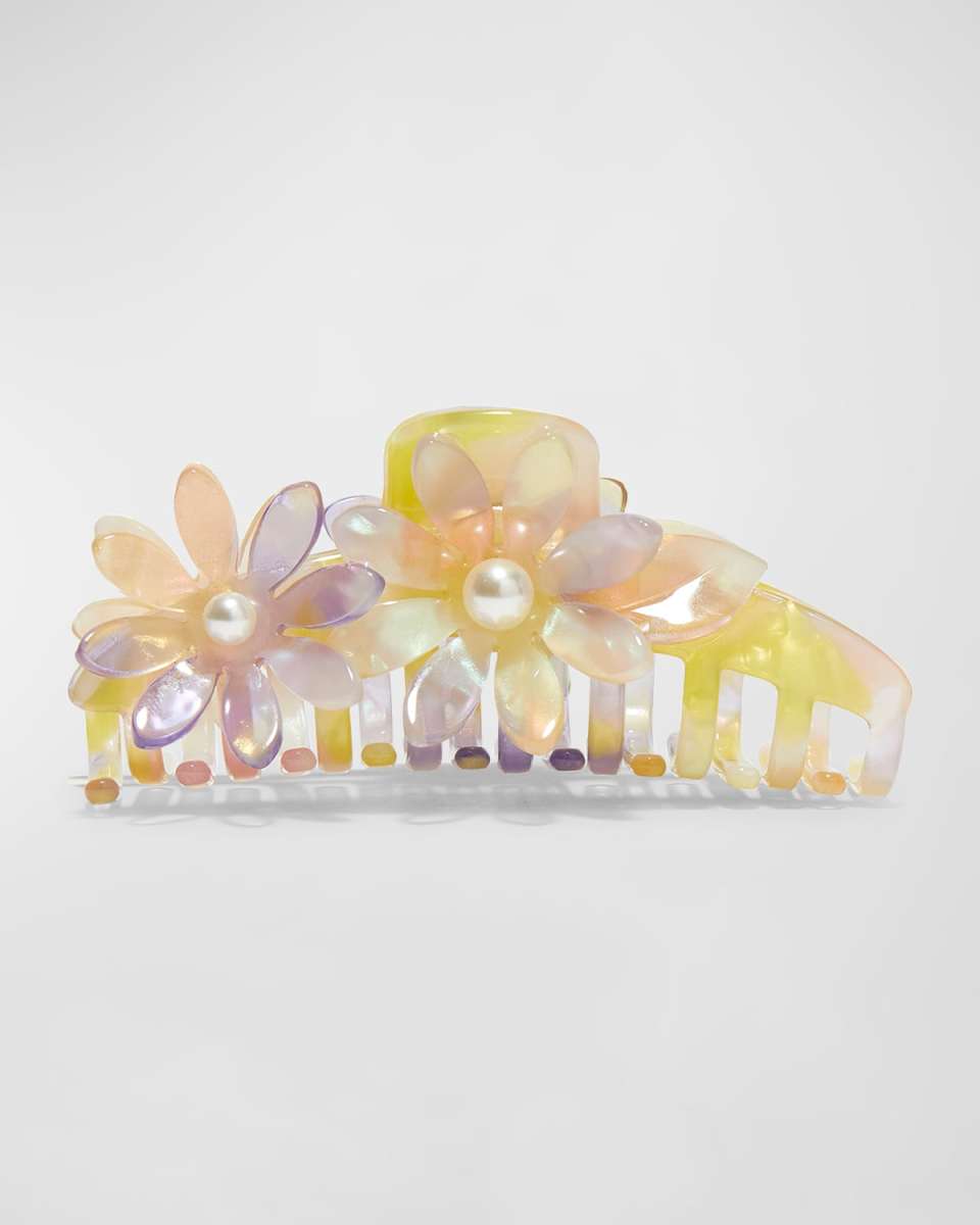 Petunia Pearly Claw Clip